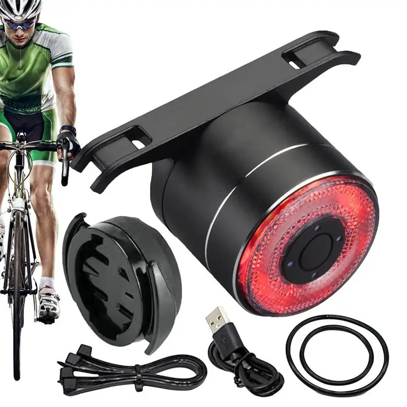 Bicycle Tail Light Super Bright Bike Taillights LED Lights Waterproof Bike Rear Light USB Rechargeable Multi Light Mode Bicycle