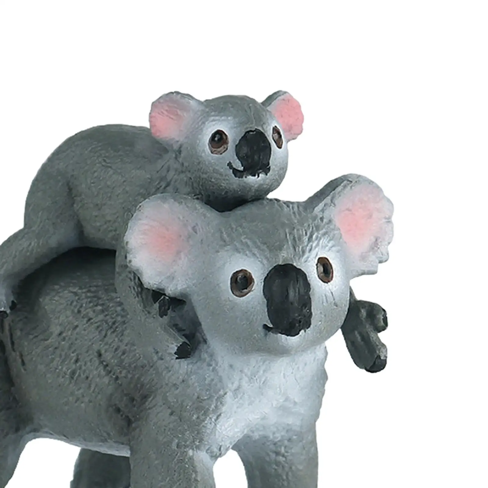 Simulation Koala Playset Miniature Forest Animal Figures Toy for Cognitive Toy