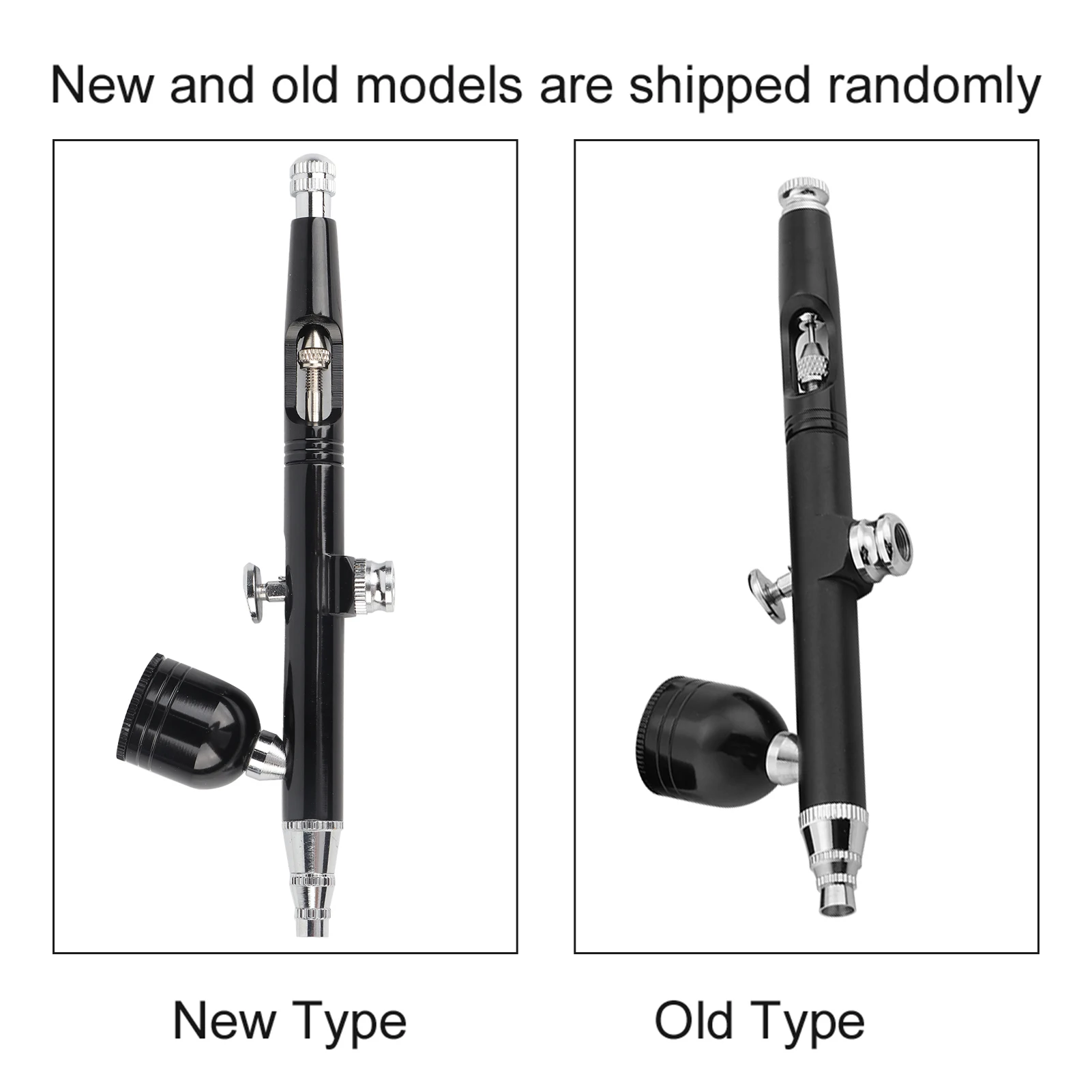 【New】0.3mm Black Mini Air Compressor Spray Gun  Set 7CC Capacity Set USB Powered 8.4V Mini Air Compressor