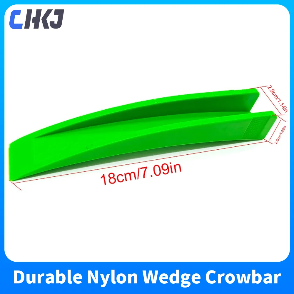 

CHKJ Green Durable Nylon Wedge Crowbar Locksmith Tool Master Lock Car Locksmith Tools Auto Car Door Lock Unlocking Tools