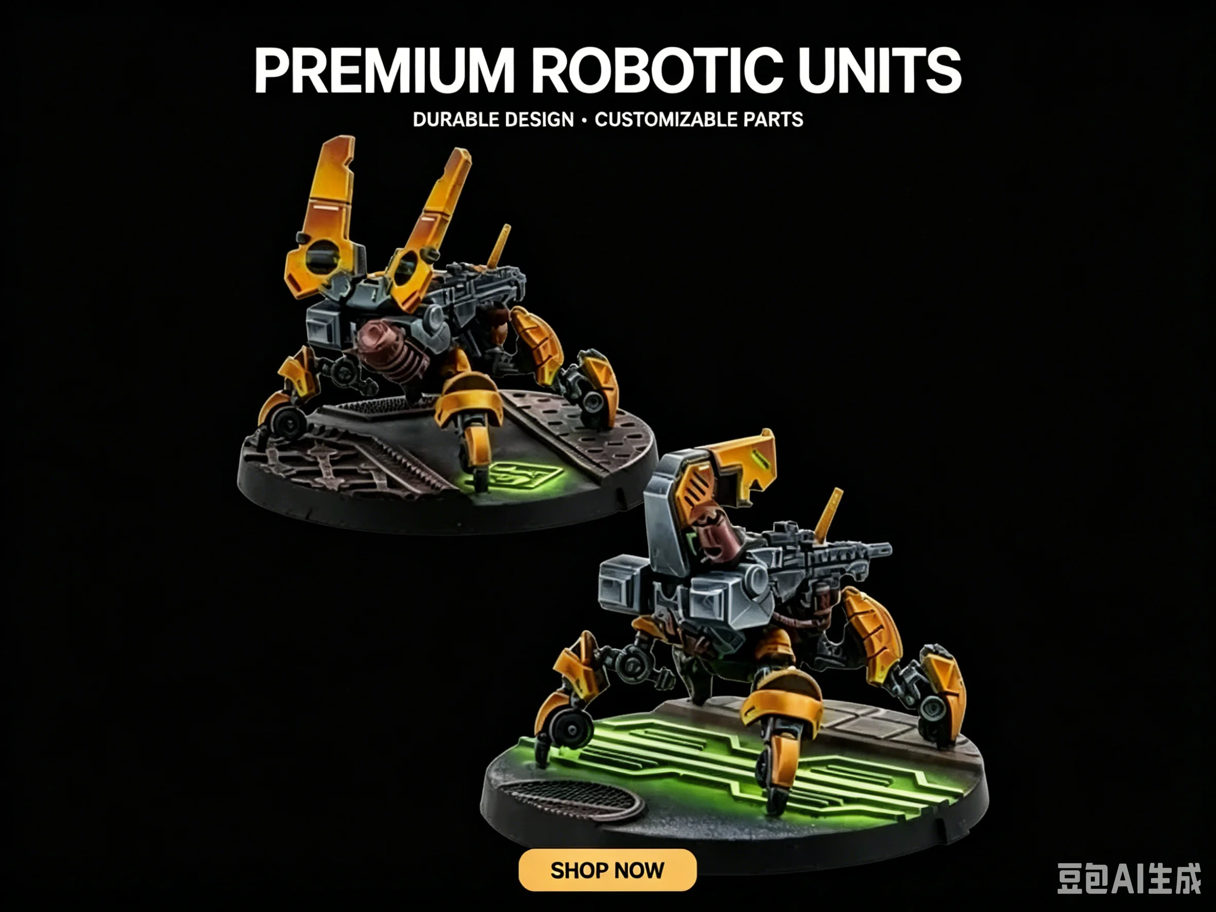 

Mechanical Crawling Technology Package, Die-casting Resin Model Assembly Kit, GK， Unpainted