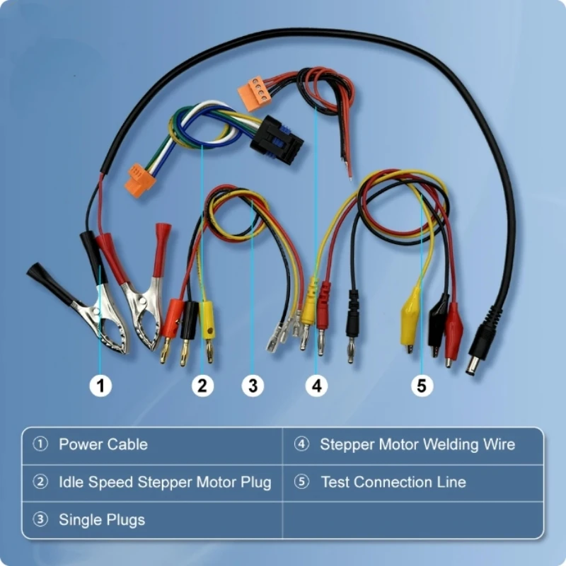 QDB-3A Drive Automobile Ignition Coil Tester CRIN Injector Solenoid Valve Idling Stepper Motor Instrument Car Fault Detector