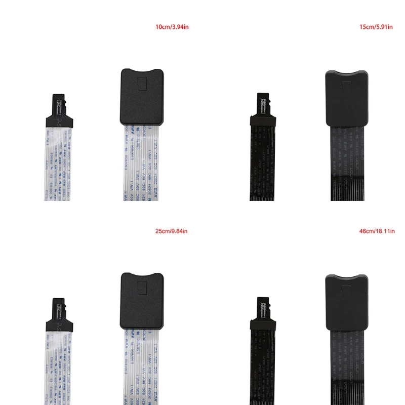 TF Male To Micro SD Female Card Reader Extension Adapter Cable Extender For Car GPS Phone TV Camera 10/15/25/46cm