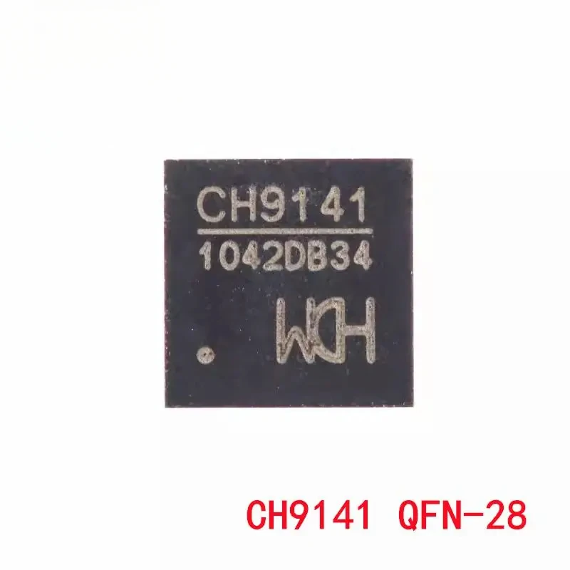 5PCS CH9141 QFN-28 9141 BLE Bluetooth-compatible Serial Port Transparent Chip IC Controller Chip New Original