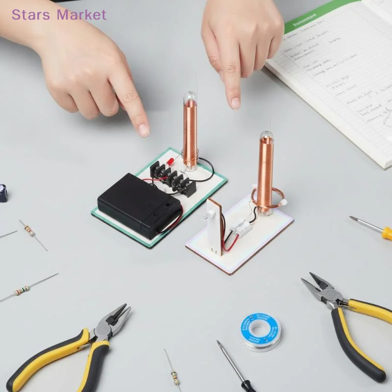 1 Set DIY Wireless Power Transmission Component Science And Education Toys Children's Science And Education Experiment Models