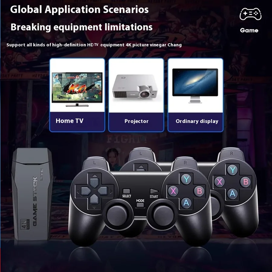 M8 คอนโทรลเลอร์เกมไร้สาย 2.4G - Retro Gaming Game Stick บทวิจารณ์และราคา