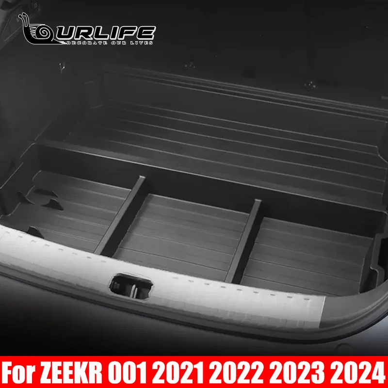 For ZEEKR 001 2021 2022 2023 2024 Accessories Selected ABS material injection molded trunk storage box for automobiles