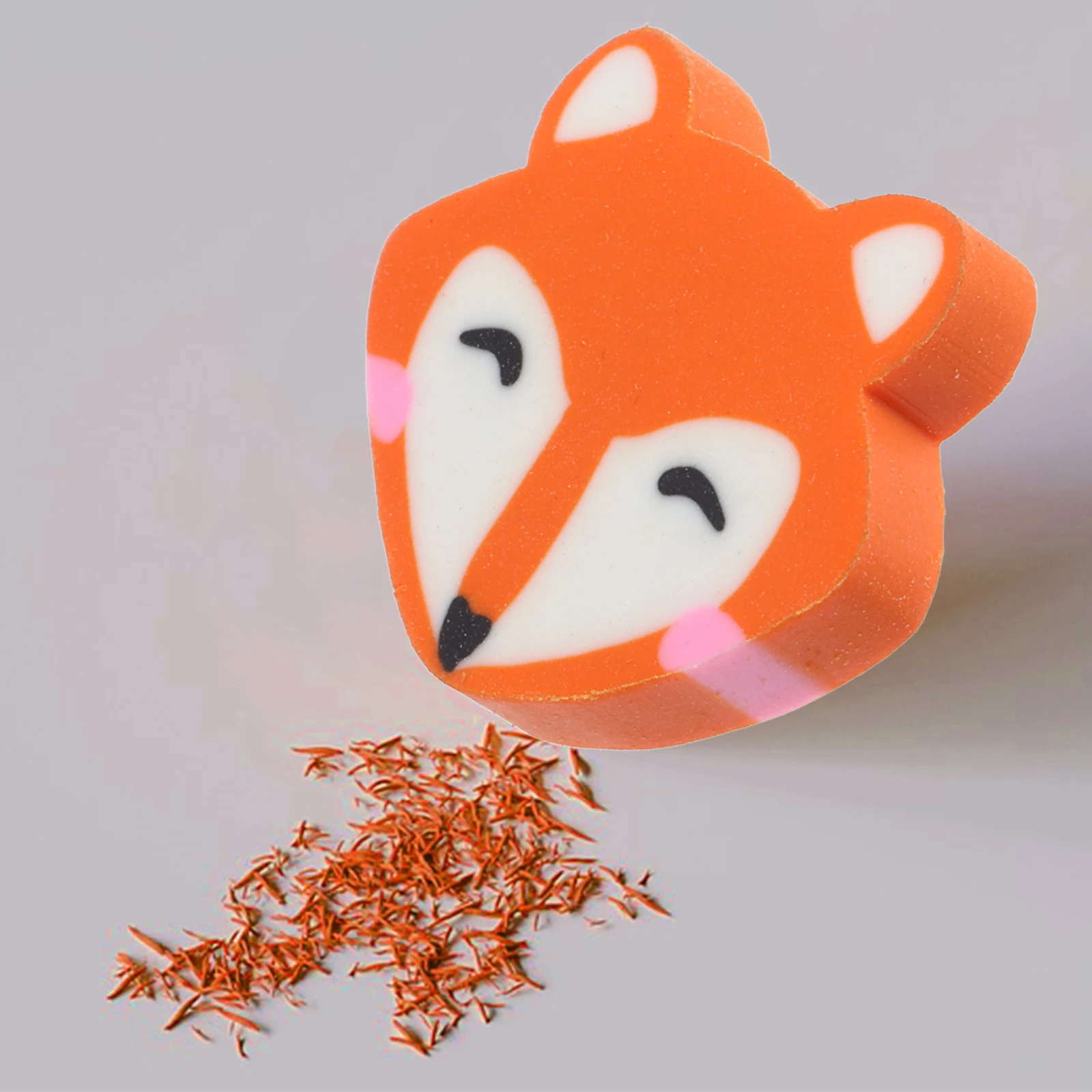 50 ชิ้น Little Fox ยางลบนักเรียนวันเกิดเครื่องเขียนห้องเรียนรางวัลวาดดินสอยางลบเครื่องเขียนอุปกรณ์เสริม