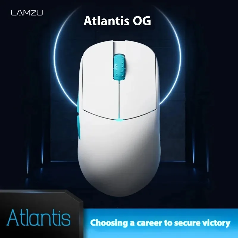 Mysz bezprzewodowa LAMZU ATLANTIS OG V2, lekka, 57g, czujnik 3395, Nordic52840, mysz gamingowa E-Sports dla graczy PC, akcesoria, prezent