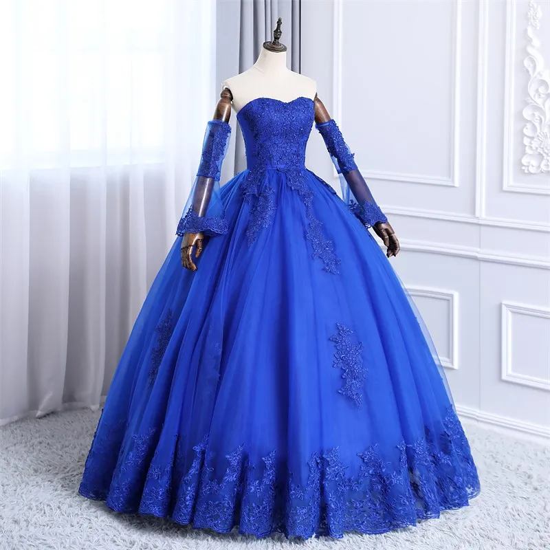 Detachable Long Sleeves Quinceanera Dresses 2024 New Party Dress Classic Strapless Ball Gown Luxury Prom Gown Ashley Gloria