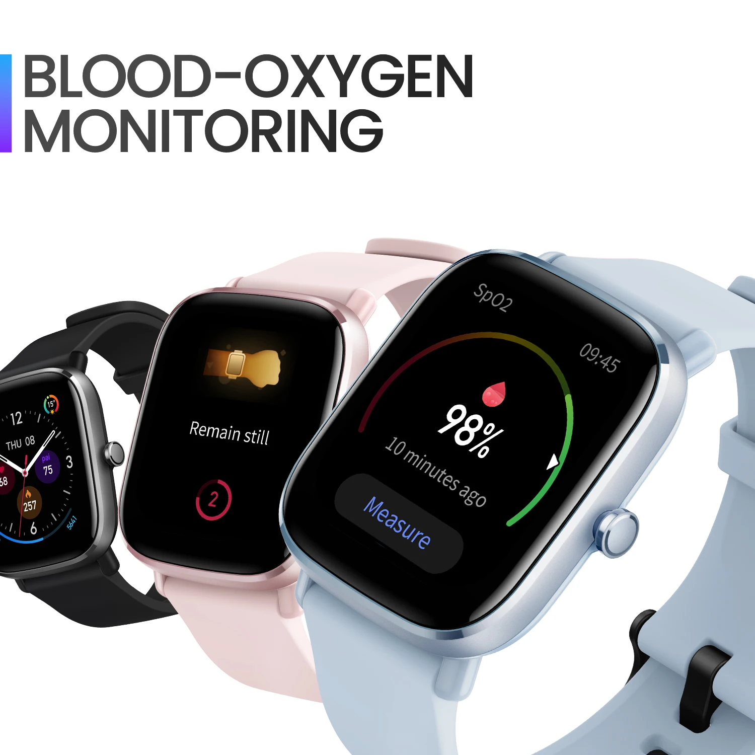 Amazfit GTS 2 Mini Reloj Inteligente, Control del Sueño, Más de 68 Modos de Deporte, Dispositivo para Android e iOS, Novedad del 2022