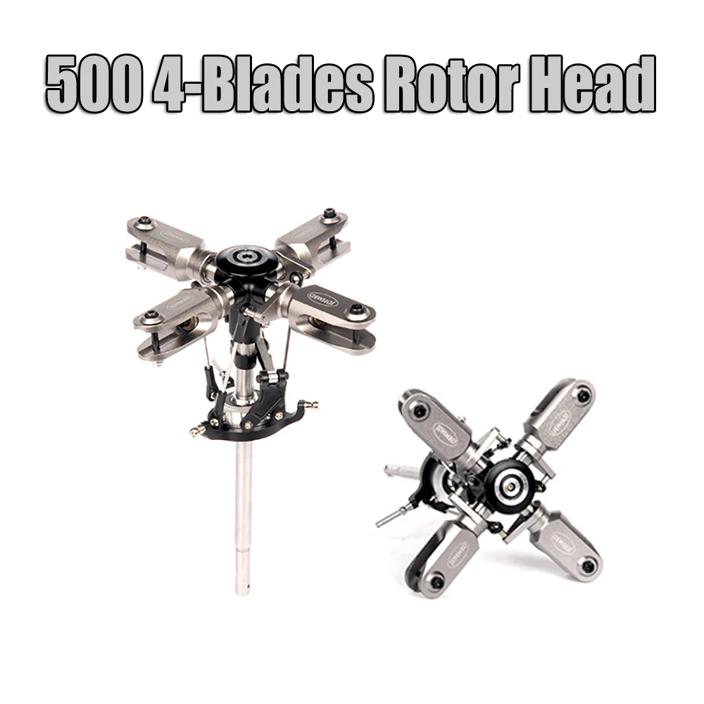 JDHMBD 500 helicopter Three Four Five Blade Main Rotor head Set  for Align SAB GARTT ALZRC Tarot 500 Spare parts RC Helicopter
