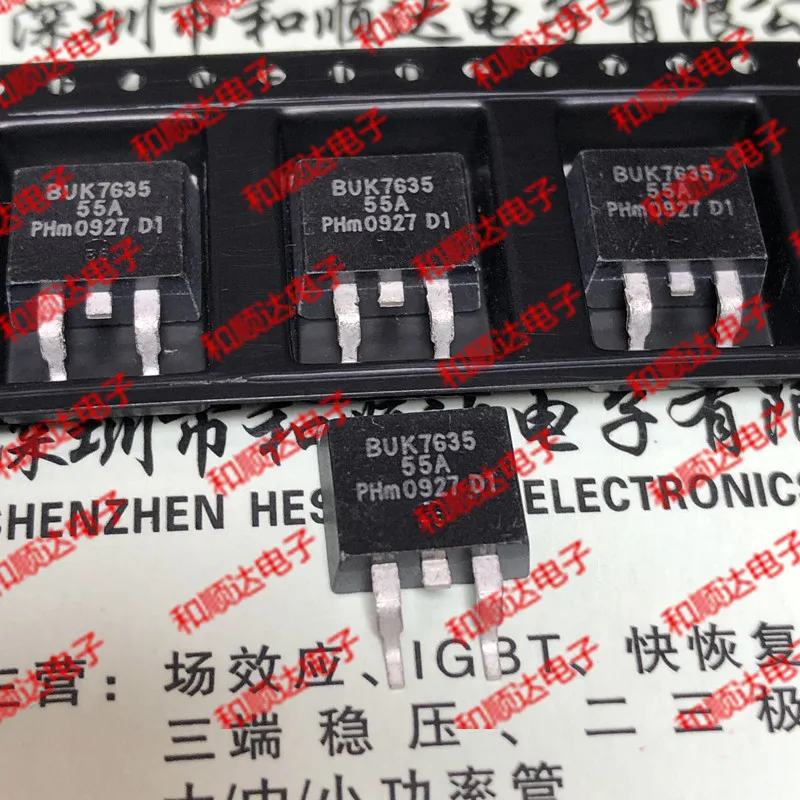 10pcs / lot BUK7635-55A new stock TO-263 55V 35A