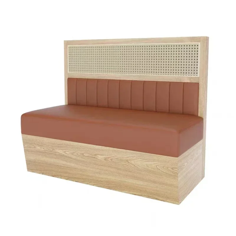 

Dining Seating Booth Sets For Restaurant Furniture Customized Seating Fast Food Restaurant Sofa Booth Hot Sale Chair And TableHO