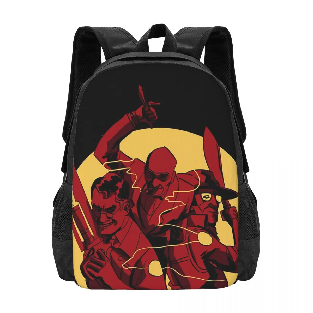 Support Squad Team Fortress Backpack Hot Sale Daypack Large Capacity Kids BookBag School Bag Shoulder Bags for Men Women