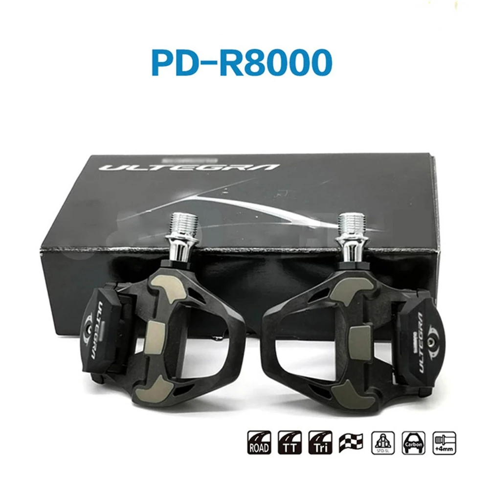 Original Bicycle Pedal SM PD R8000 Road Bike Pedal Self-locking Road Bike Pedals Bicycle Pedal SH11 Cleats Bicycle Accessories