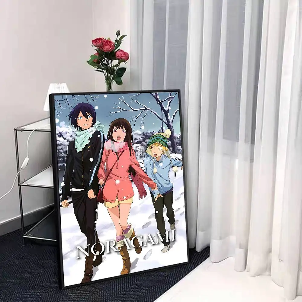 N-Noragami ملصق أنيمي كلاسيكي مقاوم للماء ورقة ملصق مقهى بار غرفة جدار ديكور