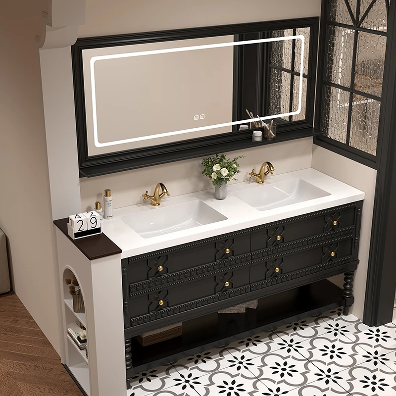 interior large bathroom cabinet wooden chinese style fashion creative Funky unique cupboard decoration colchones home furniture
