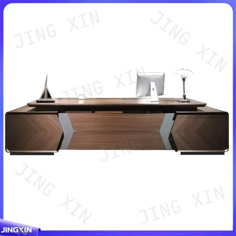 custom for Modern Simple Office Desk Executive Manager Table Workstation Home Study Furniture Guangdong Style 2.4m Large