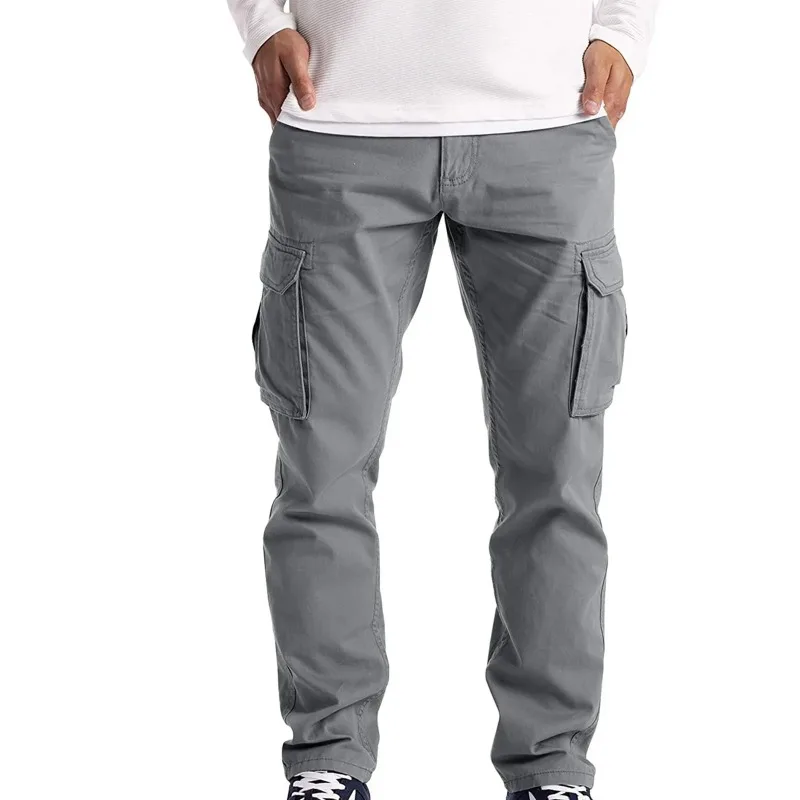 

Men's Spring and Autumn New Casual Loose Large Size Fashion Versatile Multi Pocket Workwear Pants