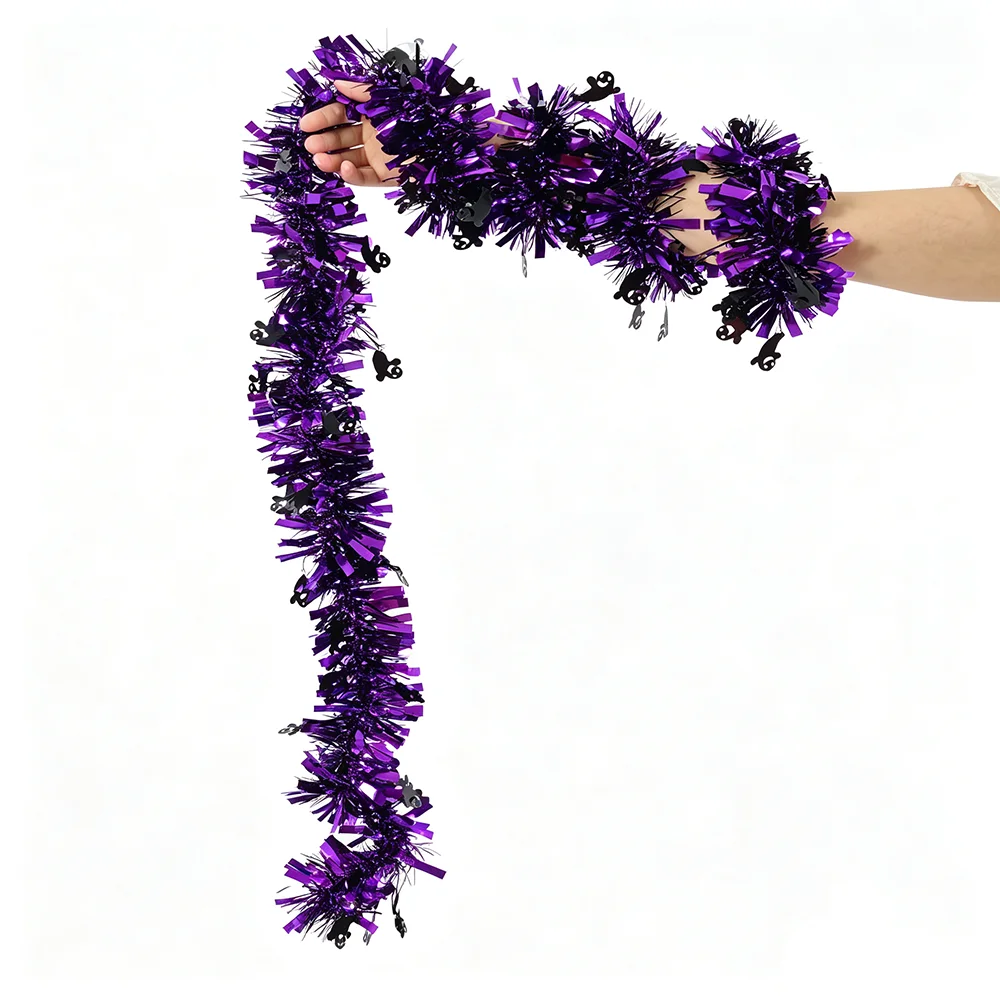พวงมาลัยประดับฮาโลวีนยาว 2 เมต - Tinsel Garland Decoration บทวิจารณ์และราคา