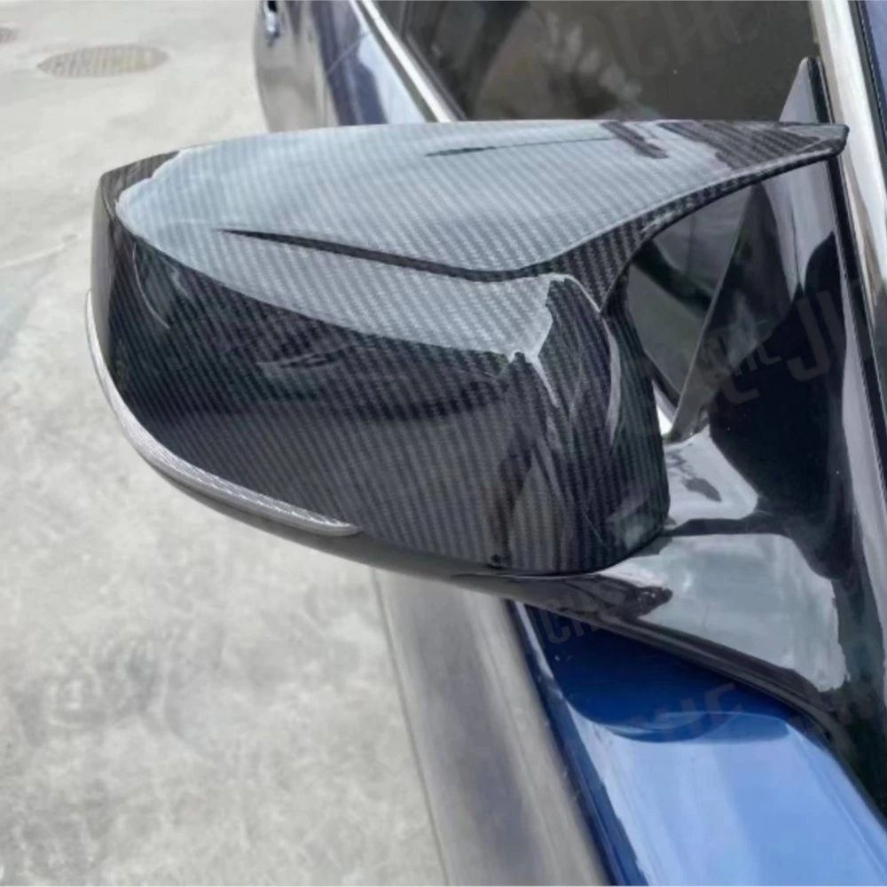 

JIACHE Carbon Fiber Material Car Accessorise Rearview Mirror Covers Caps For Infiniti Q50 2014-2020 Replacement Mirror Cover