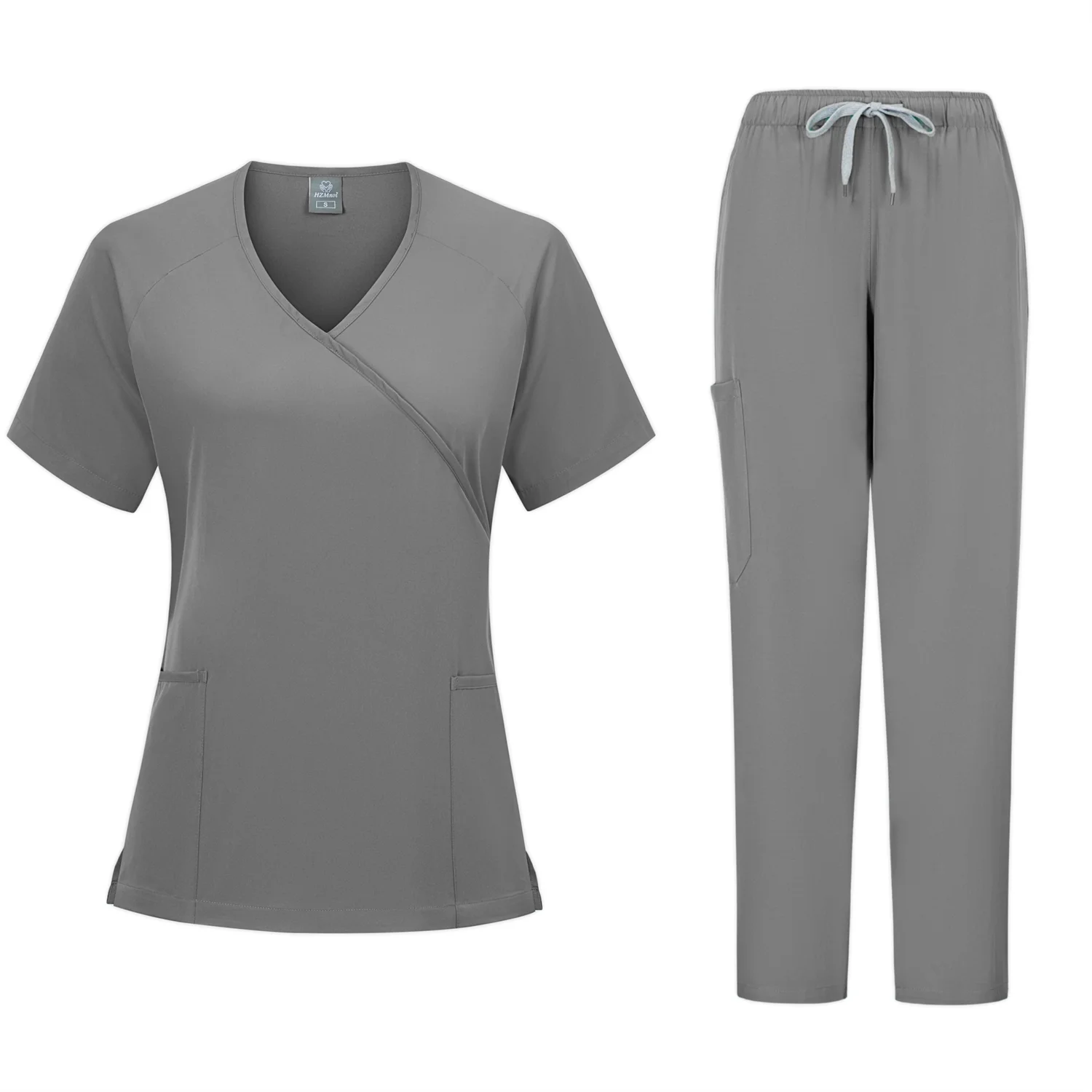 Nieuwe Scrubs Set Medische Uniformen Uniform Arts Chirurgie Overalls Schoonheidssalon Workwearworkers Scrubs Tandheelkunde Werkkleding Set