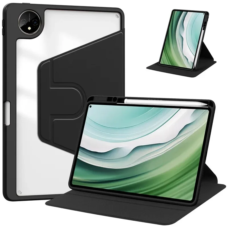 

Ударопрочный смарт-чехол для Huawei Matepad 11.5S Pro 13,2 SE 11 Air 11,5 10,4 12,6 вращающийся чехол Honor Pad 9 V8 Pro 360 Capa