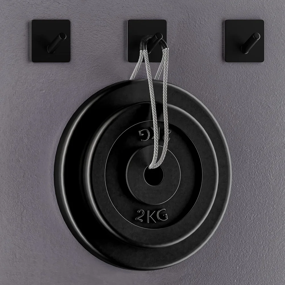 

Hooks Adhesive Hooks Thick Door Clothes Hooks Behind The Door Bathroom Traceless-AA26