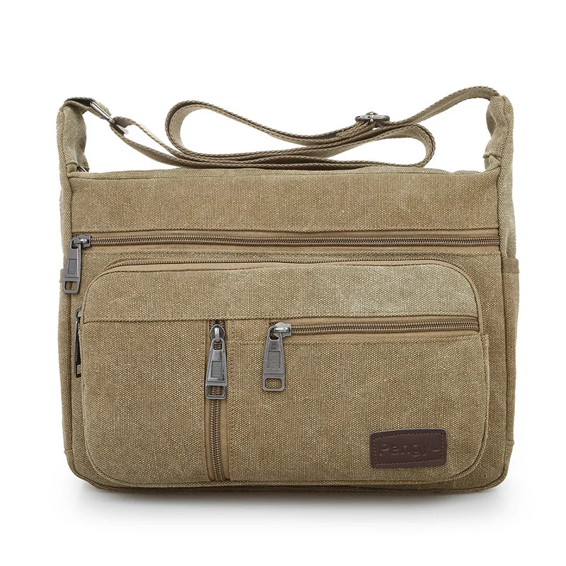 

Crossbody Bag for Men Canvas Large Capacity Shoulder Bags Casual Tote Travel Men's Luxury Messenger Bags Fashion Travel Handbag