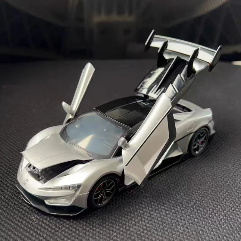 

1:24 BYD LOOK UPAT U8 U9 идеальный L9 AITO M7 M8 M9 SUV Литая под давлением модель автомобиля Звук и свет Отделение назад Детская игрушка Модный дисплей