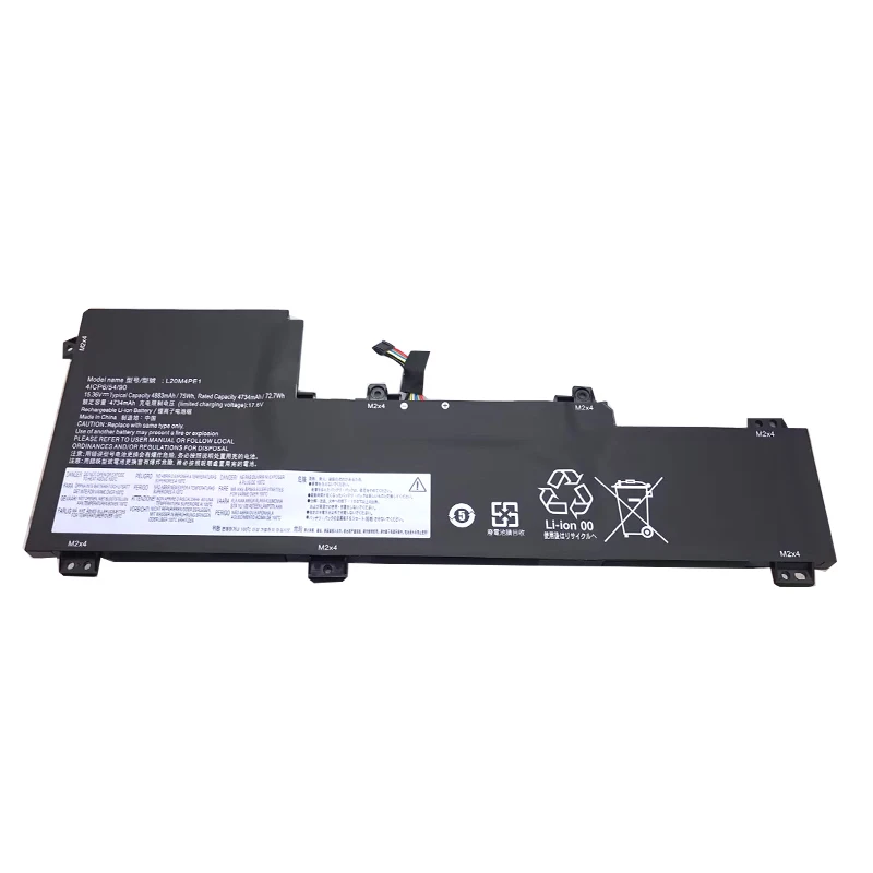 Imagem -02 - Lmdtk-bateria do Portátil para Lenovo Ideapad Novo L20m4pe1 L20c4pe1 L20l4pe1 Pro16ach6 Pro-16ihu6 Criador 5-16ach6 15.36v 75wh