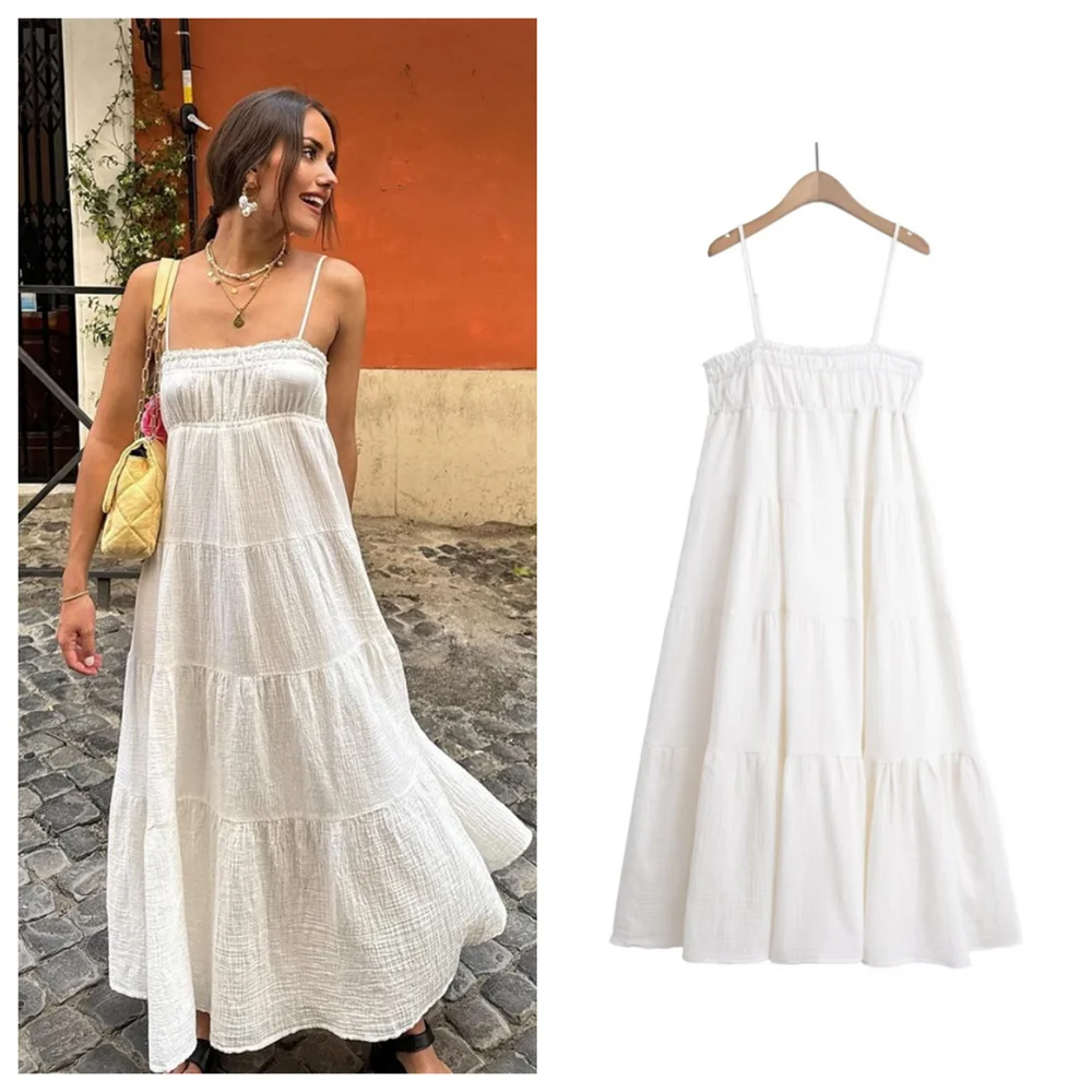 PB & ZA-vestido feminino slim fit com cinta midi, elegante e elegante, versátil, novo, primavera, 2022