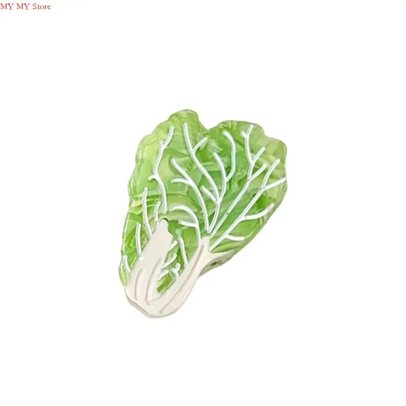 

N1HE Artistic Vegetable Design Mini Hair Clip Claw Gentle On Hair Trendy Accessory