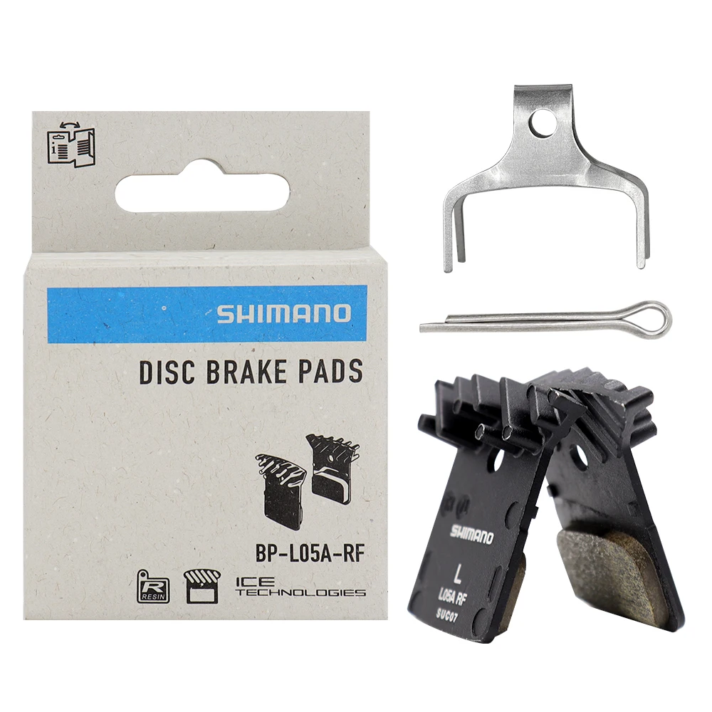 SHIMANO L05A Disc Brake Pads BP-L05A-RF Resin Pads Cooling Fin Ice Tech Mountain Road Bike for M8110 M7110 R9170 R8070 R7070