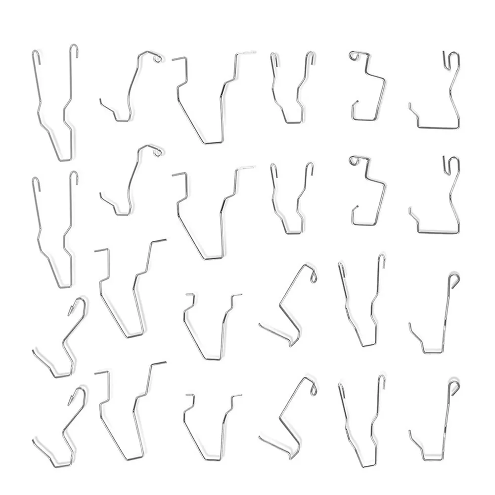 24PCS  Headlight Fixed Spring Clips Clamps For H1, H3, H4, And H7 Bulbs Holder Spring Automotive Repair Tool Accessories