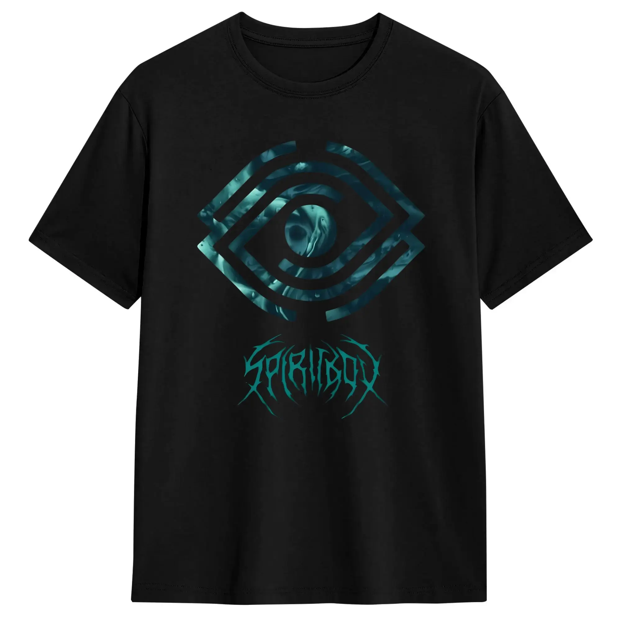 Spiritbox Eye Symbol Metal Band Logo T-Shirts Men  Fun Cotton Tees Round Collar Short Sleeve T Shirts Birthday Gift Clothes
