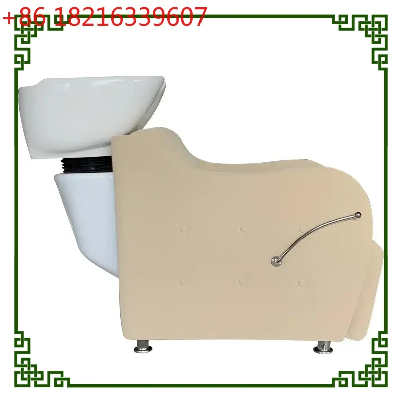 Flushing Bed Ceramic Basin Lying Half Simple Shampoo Chair Fashion
