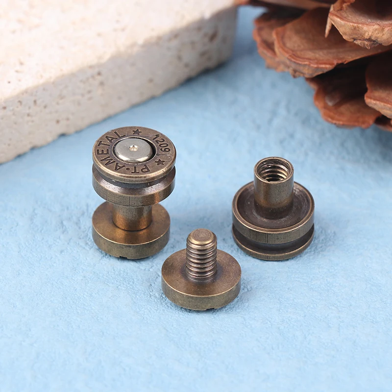 

1 шт., латунная пряжка для сумки «сделай сам», сумка с круглой головкой, пряжка с замком, кожаная фурнитура для рукоделия, застежка для сумки, аксессуары с замком