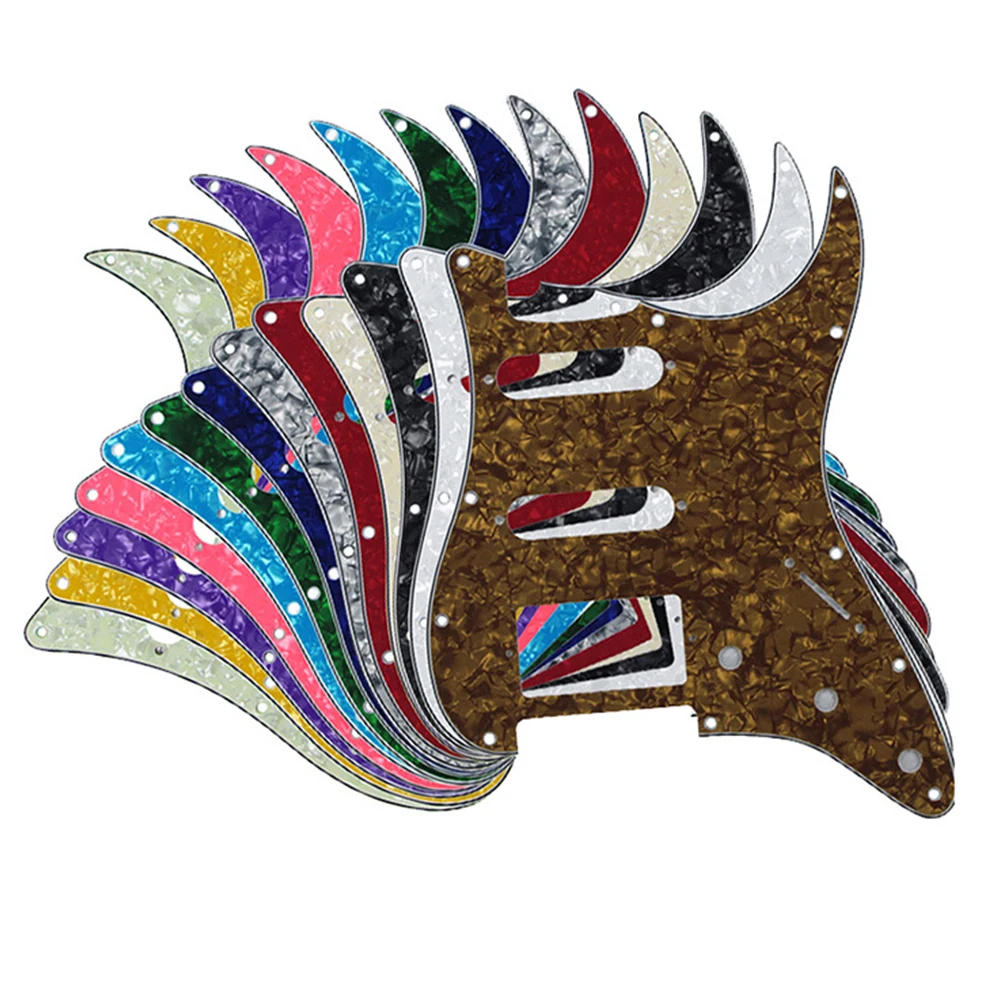 Portable Practical Lightweight Guitar Pickguard Multicolor Celluloid Replacement Scratch Plate Electric Guitars