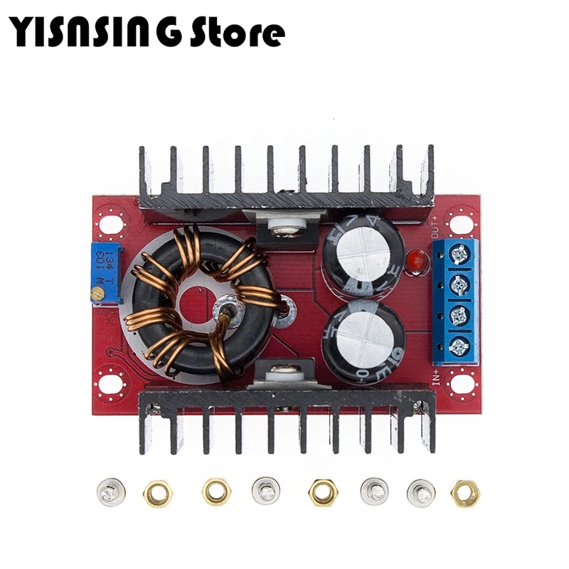 150W Boost Converter DC to DC 10-32V to 12-35V Step Up Voltage Charger Module Power Supply Driver Charger Adjustable