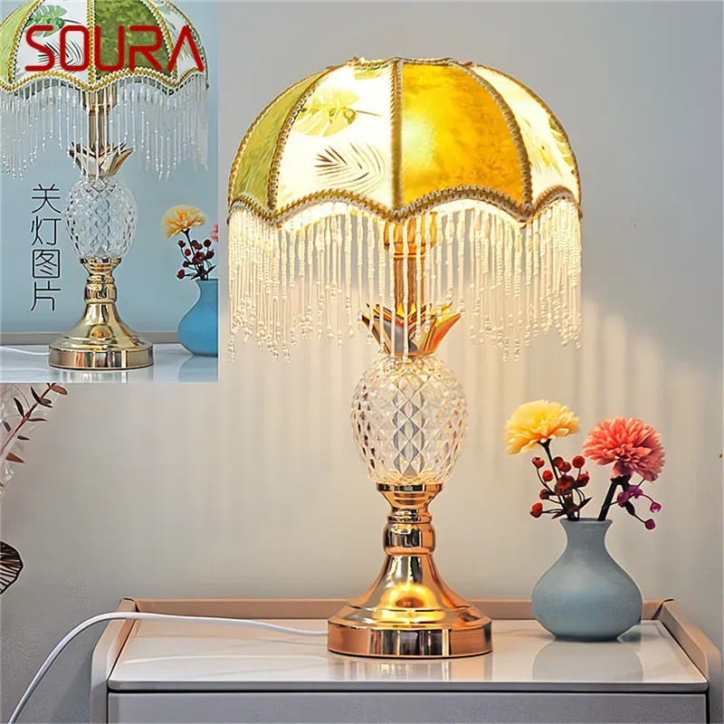 SOURA Contemporary Table Lamp LED Fashion Art Living Room Bedroom Study Villa Hotel Home Decoration Light