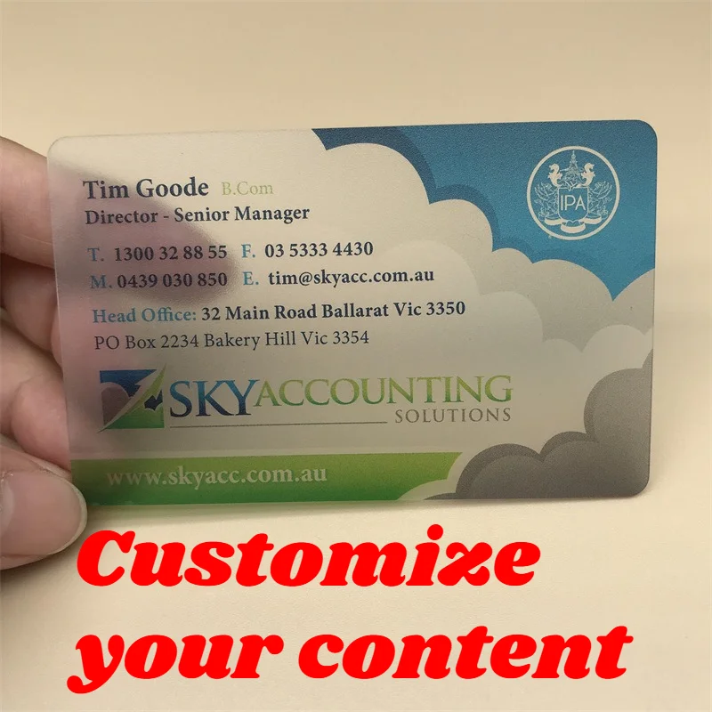 

Custom PVC Cards Personalized Name Logo Plastic ID Cards for Business Events