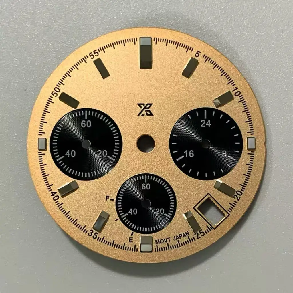 قرص تاريخ مضيء باللون الأخضر بشعار S مقاس 29.5 مم، مناسب لملحقات الساعة الأوتوماتيكية اليابانية VK36 ذات علامة على شكل حرف S. #4