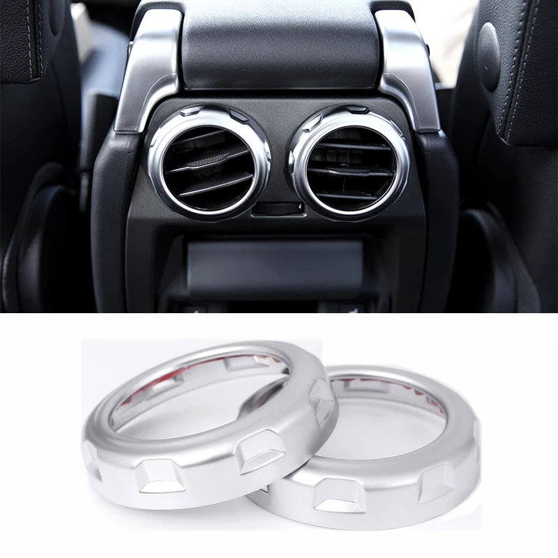 

2Pcs/Set Car Rear Air Outlet Vent Ring Cover Trim Sticker For Land Rover Range Rover Sport Discovery 3 4 2009-2016 Accessories