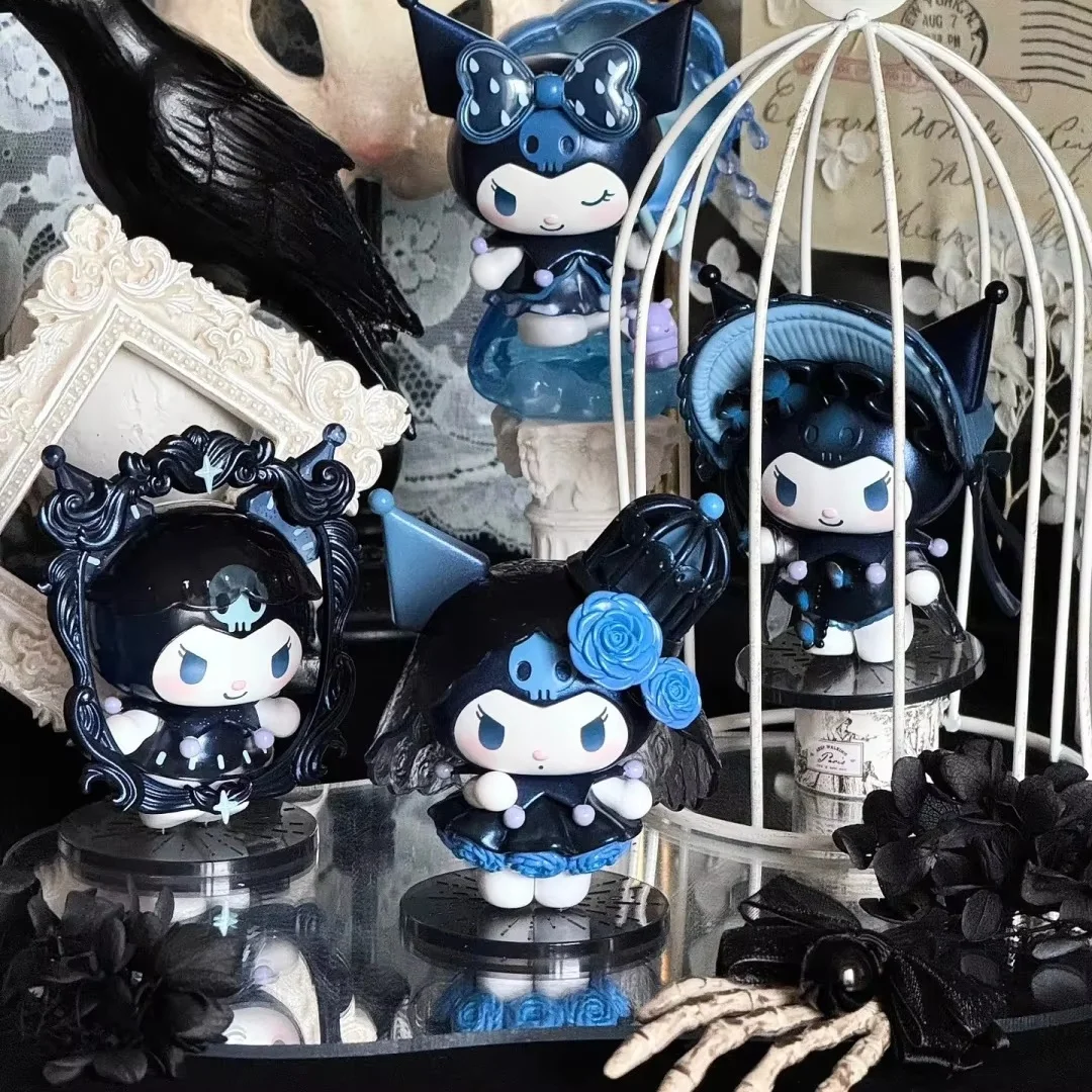 Toptoy Sanrio Witch's Grand Ceremony Kuromi Figure Blind Box Trendy Desktop Decorations Collectible Toy for Girls Surprise Gift