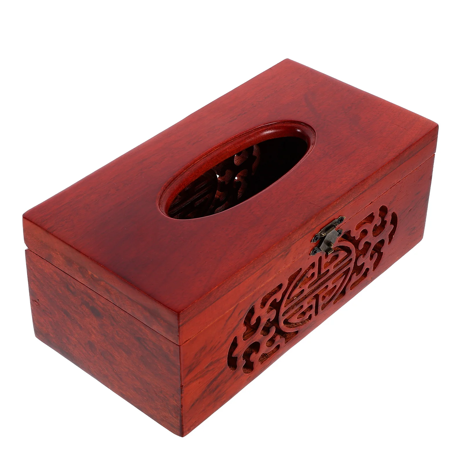 

Wooden Box Cover Rectangle Large Capacity Desktop Holder For Home Office Bathroom Napkin Storage Case Tissue Box Holder Wood