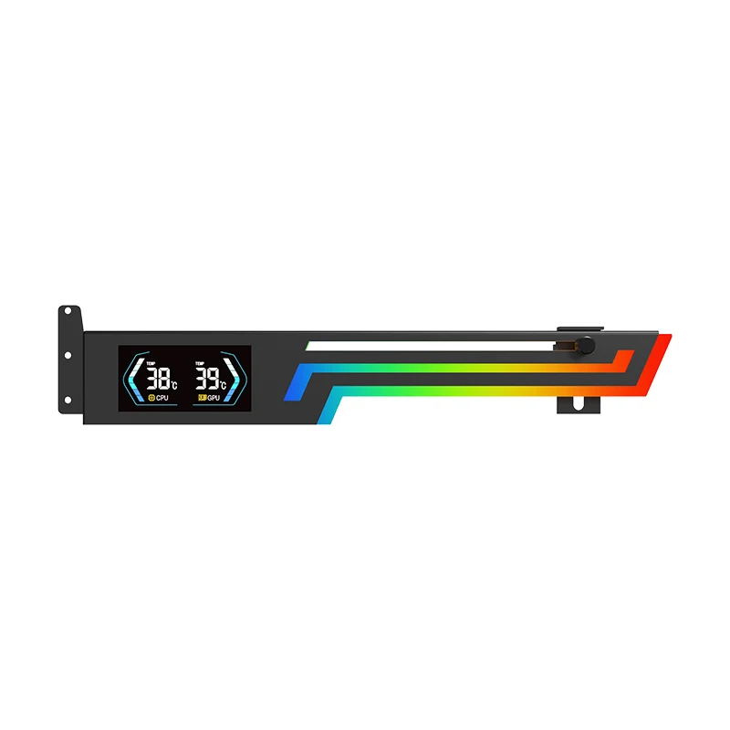 Power Train Z-X6 Graphics Card Bracket with Temperature Display
