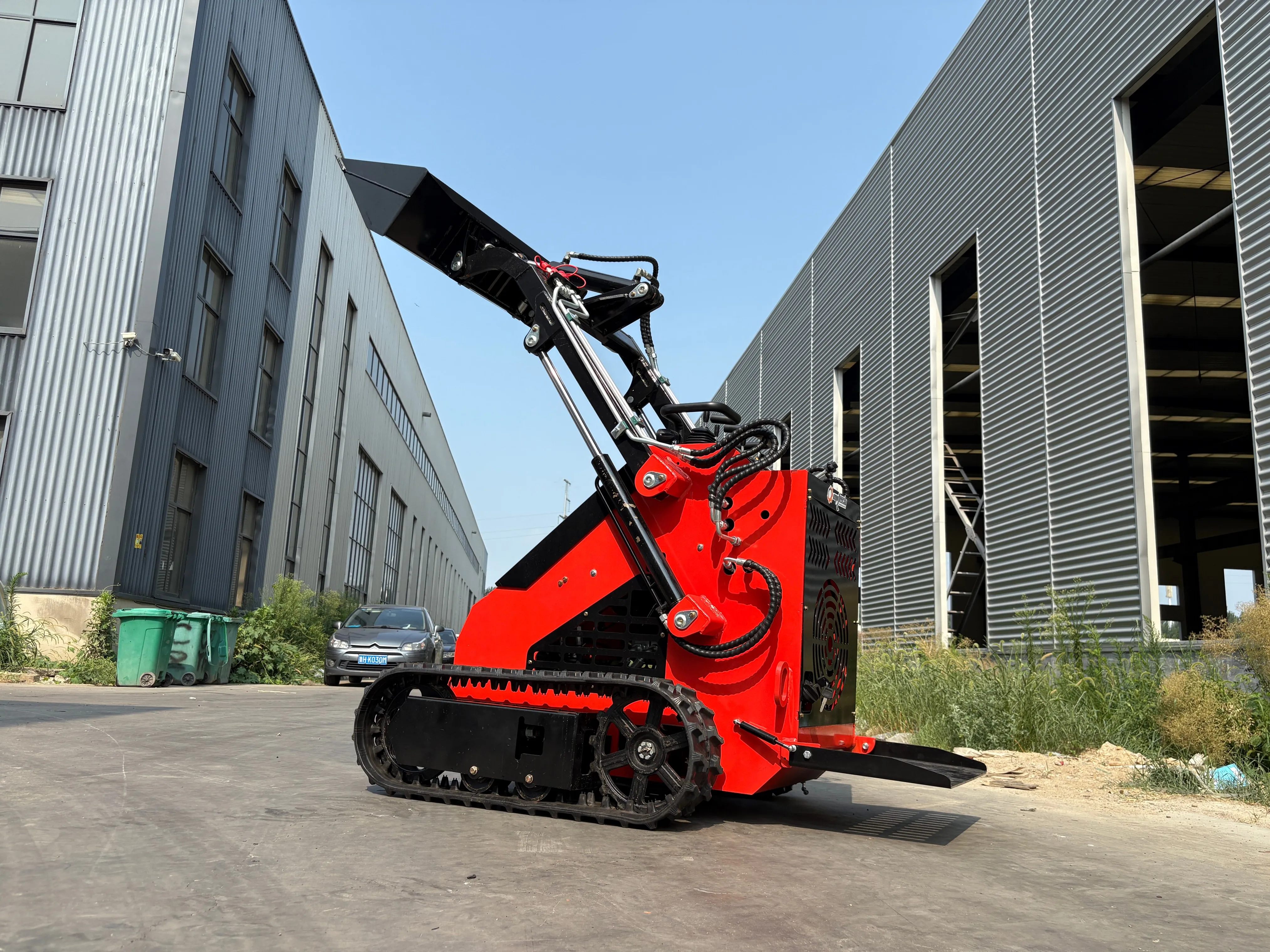 Customized Mini Skid Steer Loader with Engine Popular Accessories Included High Repurchase Rate Hot Selling Model
