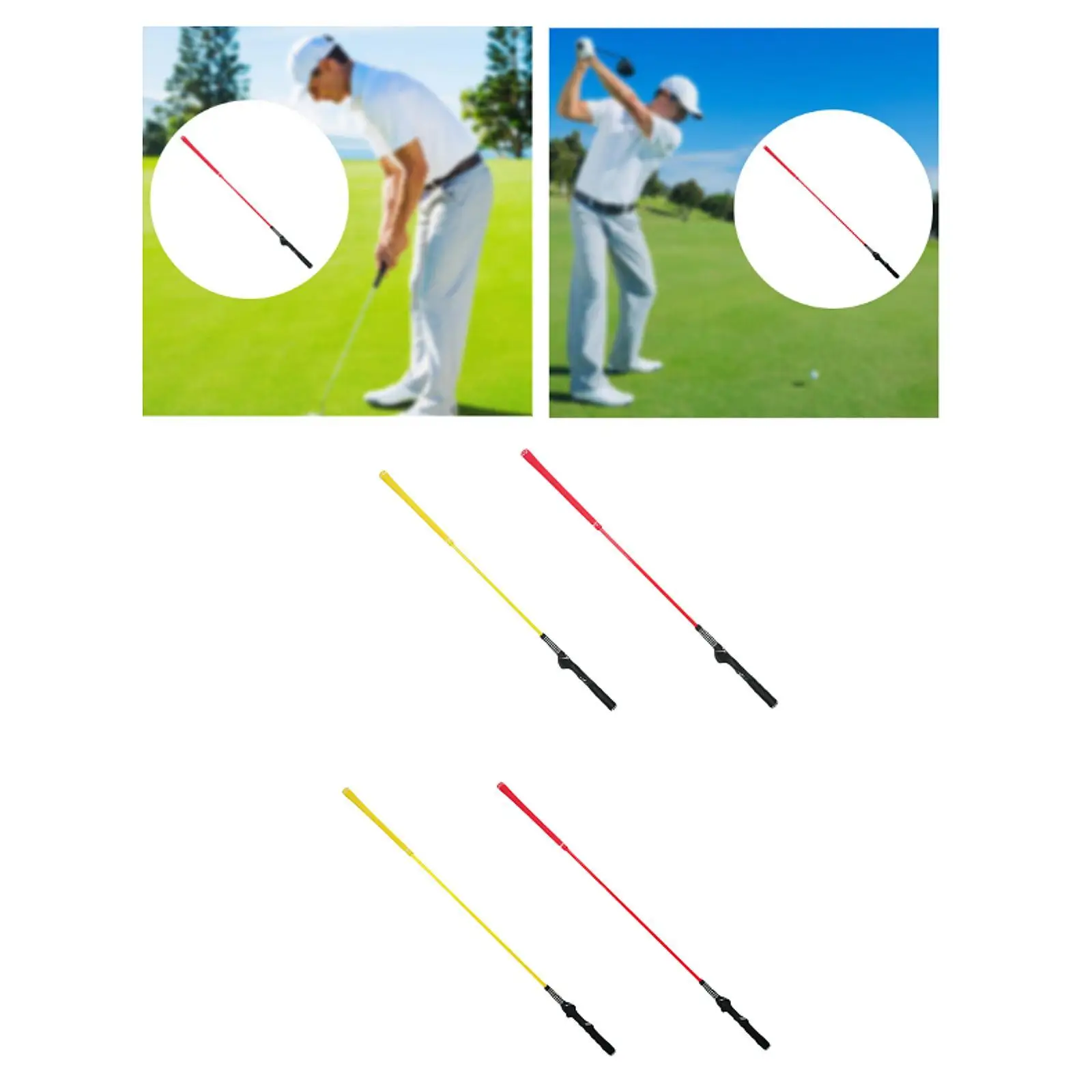 Golf Swing Trainer Posture Corrector Comfortable Grip Lightweight Warm up Stick for Enthusiast Exercise Men Outdoor Driving